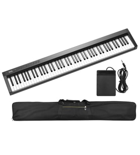 Jwin JDP-8820 88 Tuş Hassasiyetli Bluetooth + Şarjlı Piyano - Siyah
