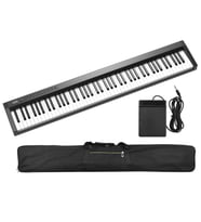 Jwin JDP-8820 88 Tuş Hassasiyetli Bluetooth + Şarjlı Piyano - Siyah