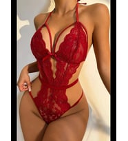 Fantezia Night Tegan Fantazi Kadın Kırmızı Dantelli Şık Gecelik TG279241