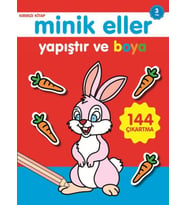 Minik Eller Yapıştır Ve Boya - Kırmızı