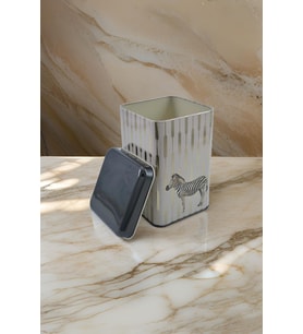 Kare Metal Saklama Kabı 11x11 Cm