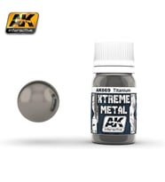 AK 669 30 ml. Titanyum Rengi, Xtreme Metal Serisi Model Boyası