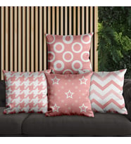 eJOYA Modern Tasarımlı 4'lü Yastık İçi Ve Kırlent Kılıfı 45cm 113659