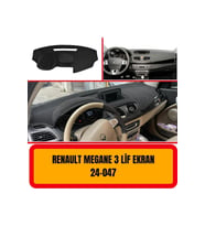 Renault Megane 3 Lif Ekran Ön Örtüsü Göğüs Panel Torpido Koruma Koruyucu Kılıfı Halısı Yedek Parça