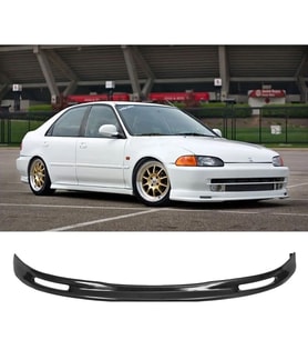 Honda Civic Sedan Mugen Ön Ek Karlık Mat Siyah Plastik 1992 1993 1994 1995 karlık+bodykit+ek