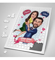 Sevgiliye Hediye 240 Parça Sen Benim Ömrümsün Karikatürlü Puzzle