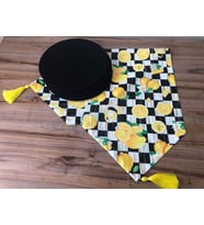 LİMON DESENLİ SUPLA & RUNNER (Krem)