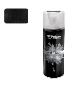 Polisan Sprey Boya Metalik Siyah 400 ML