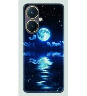 Vivo Y27 Kılıf Desenli Silikon Night Moon 1133