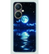 Vivo Y27 Kılıf Desenli Silikon Night Moon 1133