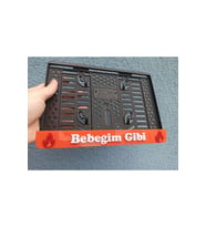 Bebeğim Gibi 3d Kabrtmalı Pleksi Motor Plakalığı