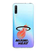 Huawei P Smart Pro Uyumlu Kapak Miami Heat Tasarımlı Şeffaf Silikon Kılıf