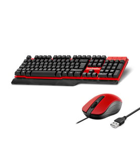 Klye Ve Mouse Seti - Kırmızı Siyah HD861K