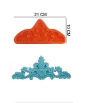 ŞEKER HAMUR KALIBI SİLİKON TAC 10*21 CM