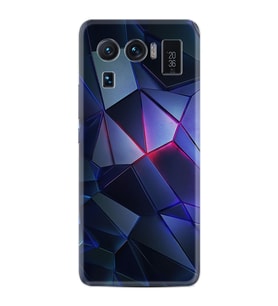 Xiaomi Mi 11 Ultra Kılıf Resimli Desenli Silikon Platinium Series Üçgenler 2 1872
