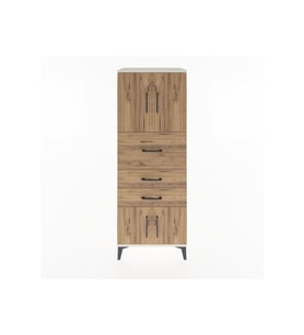 Hyperion Dolap 2 Raflı 3 Çekmeceli 4 Kapaklı 60x44x163 Aytaşı-Çam