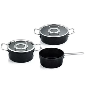 Fissler Adamant 5 Parça Tencere Seti Cam Kapak