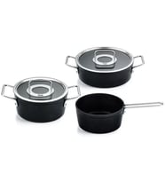 Fissler Adamant 5 Parça Tencere Seti Cam Kapak