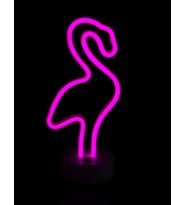 Neon Işık Gece Lambası Ev için Neon Lamba Flamingo Duvar Dekoru