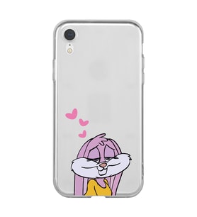 Iphone XR Uyumlu Lola Bunny Tasarımlı Şeffaf Telefon Kılıfı