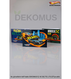 YENİ SEZON LİSANSLI HOT WHEELS RESİM DEFTERİ 17x24 CM 15 YAPRAK (Mavi)