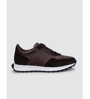 %100 Hakiki Deri Kahverengi Bağcıklı Erkek Sneaker