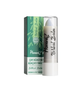 HOMM LIFE ÇAY AĞACI VE ADAÇAYI YAĞLI HERBAL LIP BALM 5ml