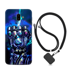 Samsung J6 Plus J7 Prime J7 Pro M20 Kılıf Boyun Askılı Silikon Thunder Play 1760