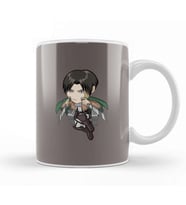Attack On Titan Chibi Levi 1 Kupa Bardak Porselen