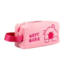 Capybara 5252 Pembe Saplı Peluş Kalemlik - Kalem Kutusu - Kız Çocuk