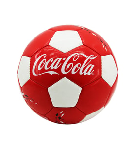 Nostaljik Futbol Topu - Dikişli - Kırmızı Beyaz