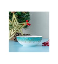 İSTANBUL PORSELEN STARLİGT FİNE BONE NEW YEAR YILBAŞI KASE 14 CM