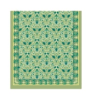 Şehri Şal Bambu Kraş Şal 6371 Mint Yeşil