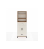 Arges Dolap 5 Raflı 2 Çekmeceli 2 Kapaklı 88x30x243 Çam-Aytaşı