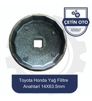 Toyota Honda Yağ Filitre Anahtarı 14X63.5 Mm