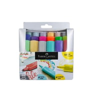 Fosforlu Kalem Seti 18 Renk Pastel Neon Metalik 1 Paket İşaret Kalemi (Çok Renkli)