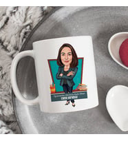 Kişiye Özel Güzeller Güzeli Hocam Karikatürlü Bardak