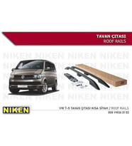 Vw Transporter T5 T6 T7 Tavan Çıtası Port Bagaj Taşıyıcı Siyah Kı
