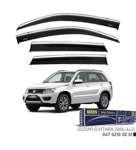 Grand Vitara Uyumlu 2016 Sonrası Kromlu Cam Rüzgarlığı