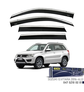 Grand Vitara Uyumlu 2016 Sonrası Kromlu Cam Rüzgarlığı