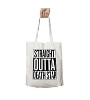 Star Wars Rogue One Straight Outta Death Star iki Tarafı Kalıcı Baskılı Yıkanabilir Çanta