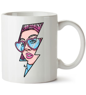 Cool Women Baskılı Porselen Kupa Bardak