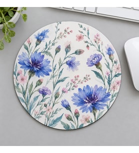 Kişiye Özel Fotoğraf Baskılı Mouse Pad - 19,50 cm çapında Yuvarlak - Kaymaz
