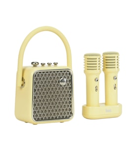 Divoom SongBird-SE Çift Mikrofonlu 18W Bluetooth Hoparlör, Sarı