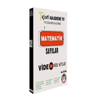 Tasarı DGS-ALES TYT Matematik Sayılar Video Ders Notları