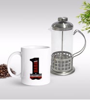BK Gift Kişiye Özel 1 Sınıf Baba Tasarımlı Kupa & French Press Seti-1 (Model 1)