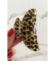 Leopar Desenli Mandal Toka