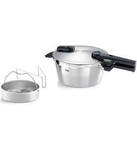 Fissler Vitaquick Premium 3,5 Litre Düdüklü Tencere Buhar Aparatı Dahil