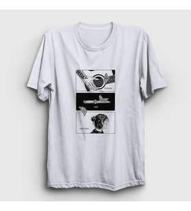 Presmono Unisex Beyaz Endure And Survive Oyun Last Of Us T-Shirt 357738tt
