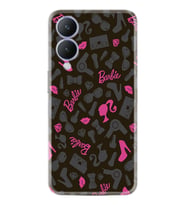Vivo Y17S Kılıf Resimli Desenli Baskılı Silikon Barbie and Shoes 1413